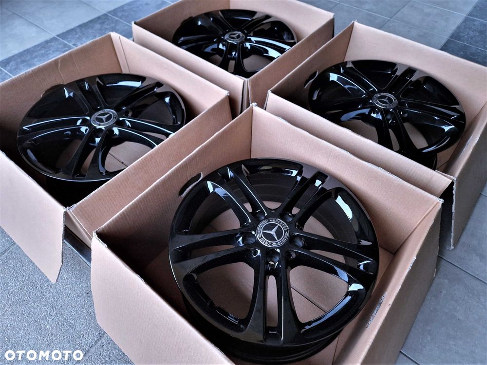 Alufelgi 17 Mercedes A B C CLA GLA V Vito Viano Czarne ! 5x112 807# - 4