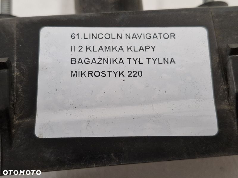 lincoln navigator 2 ii klamka klapy bagażnika tył tylna mikrostyk - 6
