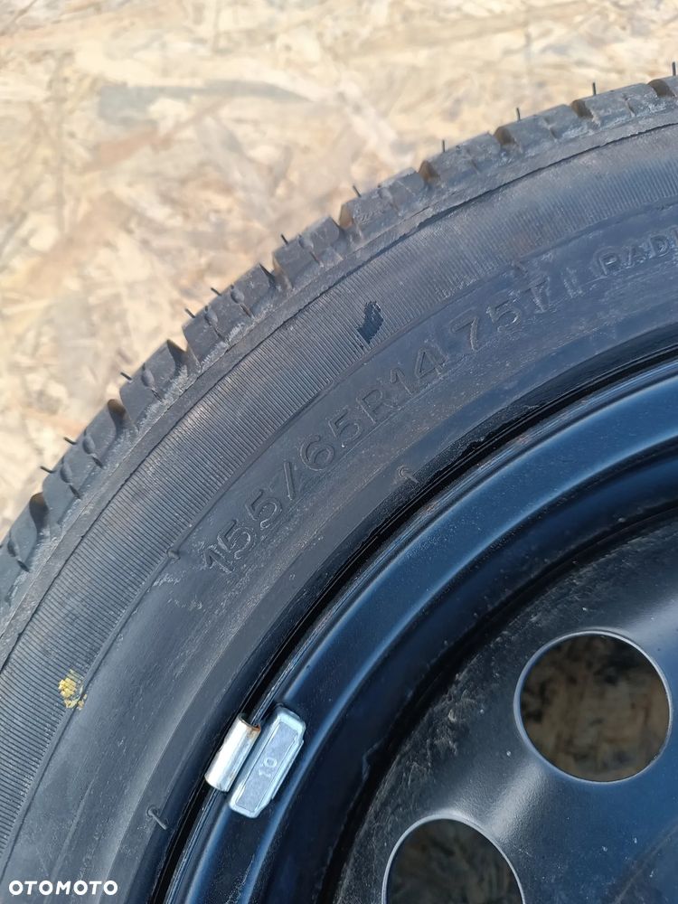 KOŁO DOJAZDOWE ZAPASOWE CITREON C1 4X100  155/65/14 - 3