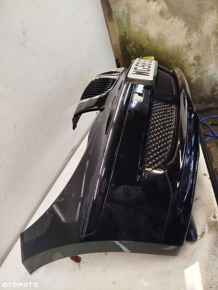 + ZDERZAK PRZÓD PRZEDNI BMW E87 SERIA 1 I LIFT FL SCHWARZ 2 II CZARNY - 2