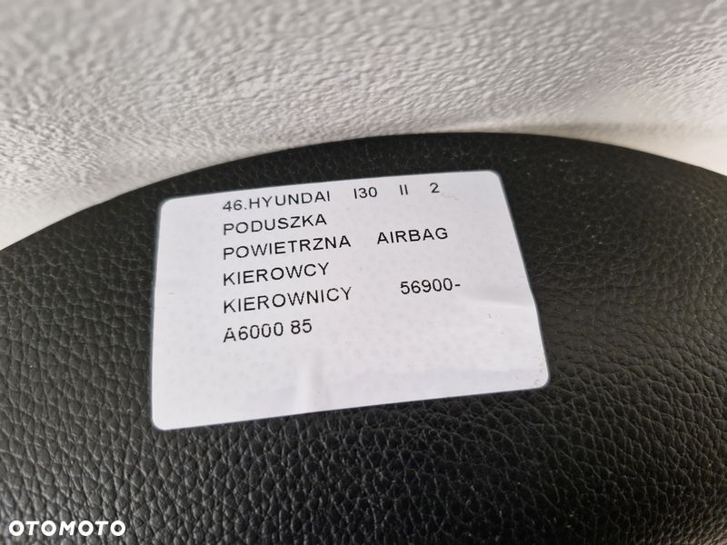 hyundai i30 ii 2 poduszka powietrzna airbag kierowcy kierownicy 56900-a6000 - 2