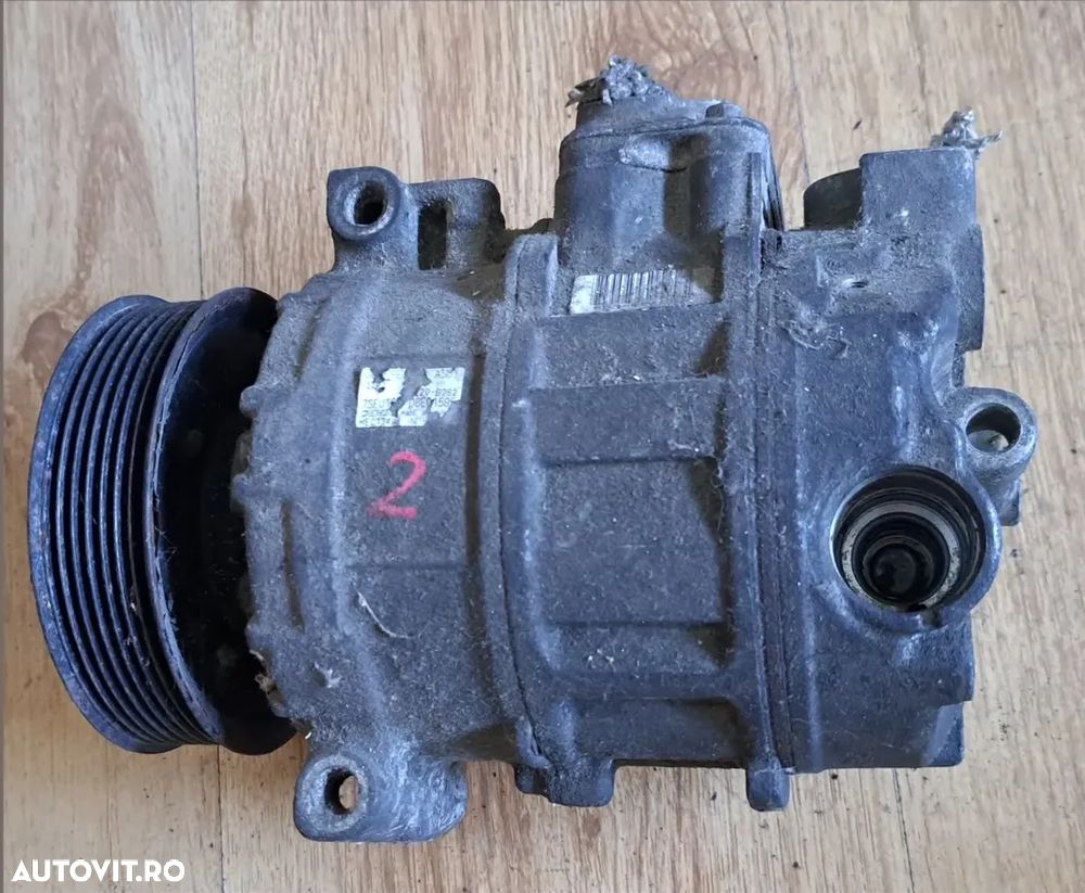 Compresor clima ac aer conditionat Audi A6 A8 3.0d Vw Phaeton 4.2i 2004-2005-2006 cod: 4E0260805F , 7SEU16C ( 7 pk ) - 1