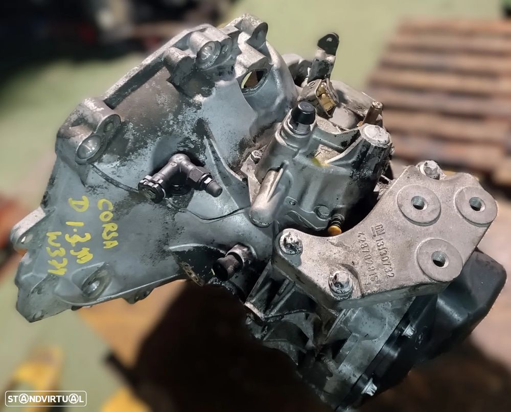 CAIXA DE VELOCIDADES OPEL CORSA D 06-09 1.3CDTi 14 ESTRIAS ( TAMPA PLASTICO) W374 - 1