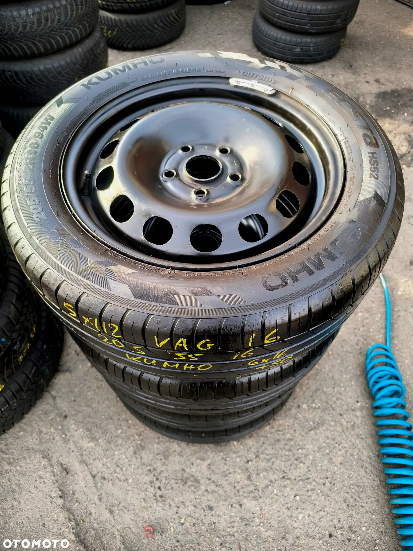 5x112 FELGI Stalowe Stal 16 Koła Letnie Lato VW 5QA GOLF 6 7 VII VI TOURAN CADDY JETTA PASSAT SEAT LEON TOLEDO ALTEA EXEO SKODA OCTAVIA 2 3 SUPERB AUDI A3 8P 8V A4 B7 B5 B6 A6 C5 22r. Legnica ALU-RAD 205/55 6mm - 2