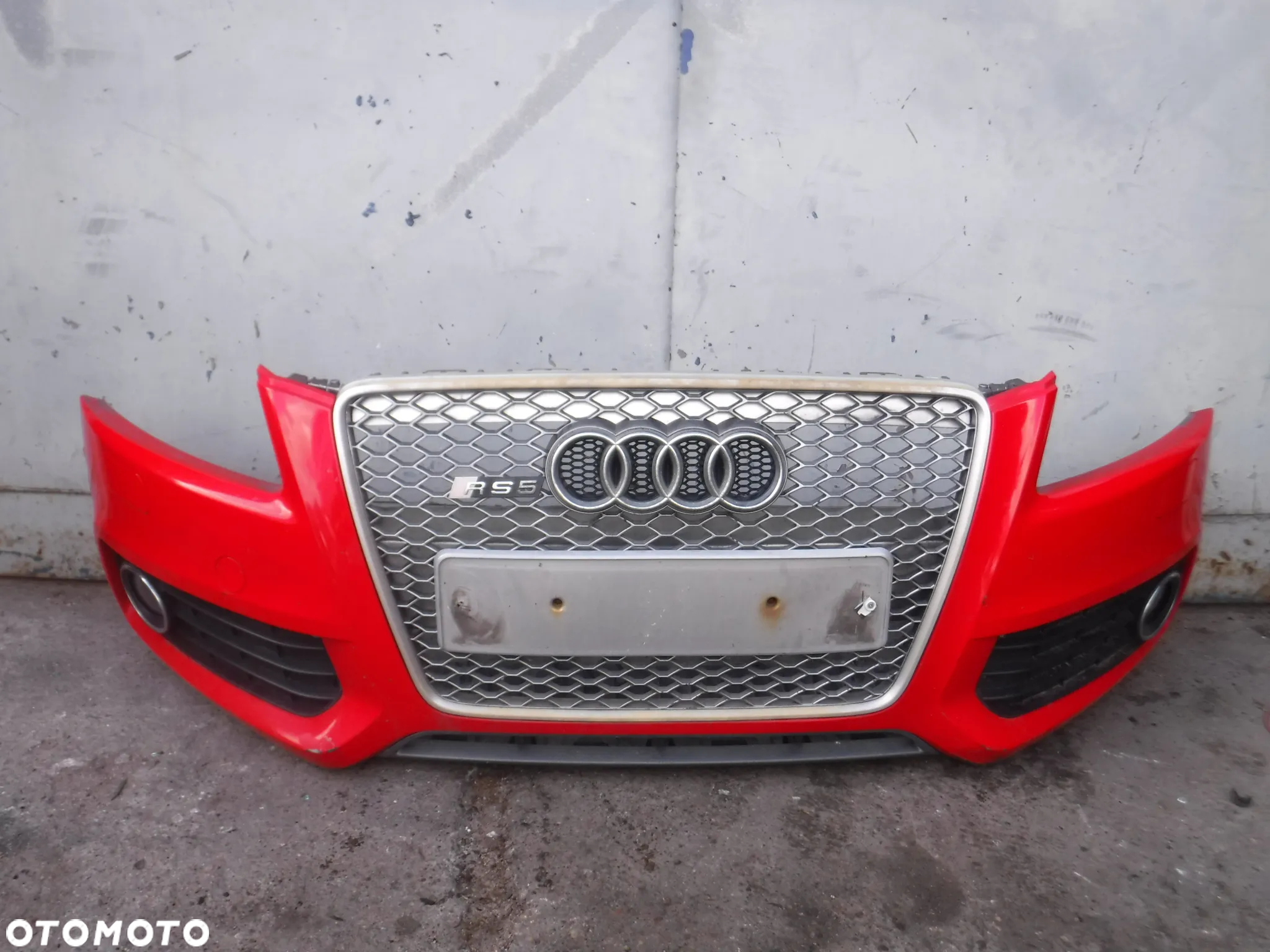 Audi A5 8T S5 RS5 Cabrio Coupe zderzak przod grill atrapa LZ3M S line sline pod xenon - 7