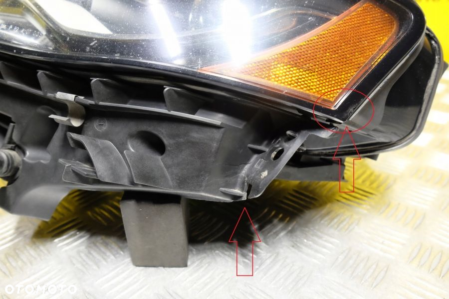 AUDI A4 S4 B8 2009-2012 REFLEKTOR LAMPA XENON NIESKRĘTNA LEWA USA - 6