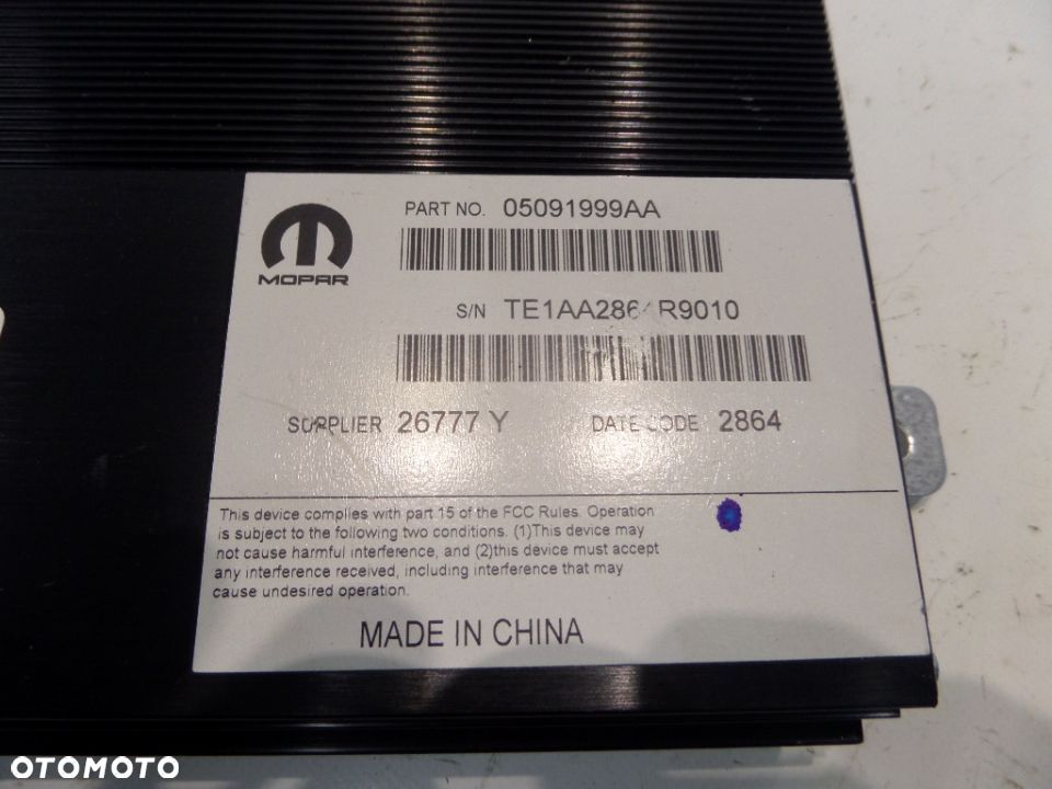 JEEP CHEROKEE KL WZMACNIACZ 05091999AA - 5