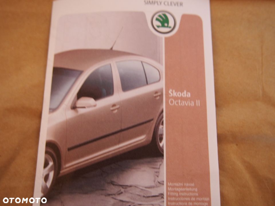 Skoda Octavia 2 II Listwy listwa drzwi 04-08r 3 szt - 2