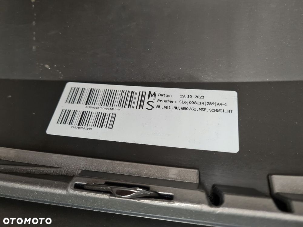 BMW G60 ZDERZAK TYLNY TYŁ 6 PDC M PAKIET C4A 668 - 11