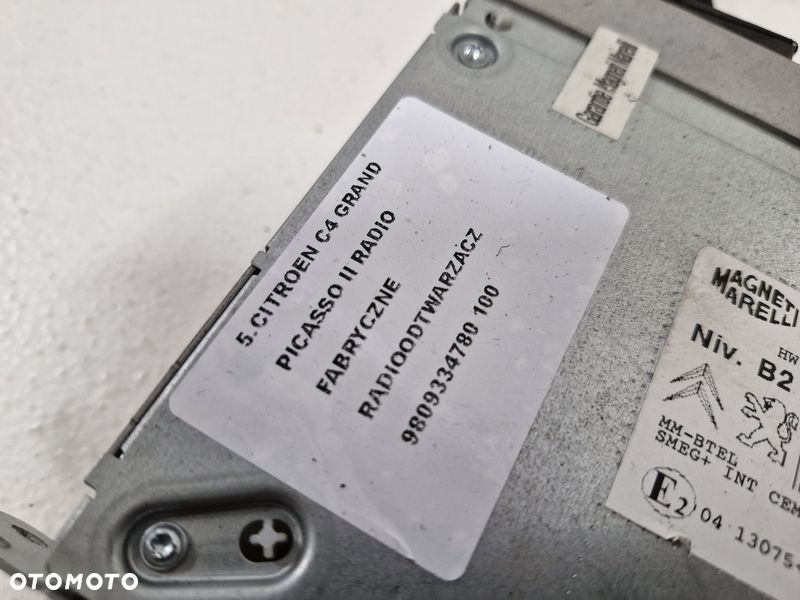 citroen c4 picasso 2 ii radio nawiacja navi 9809334780 - 2