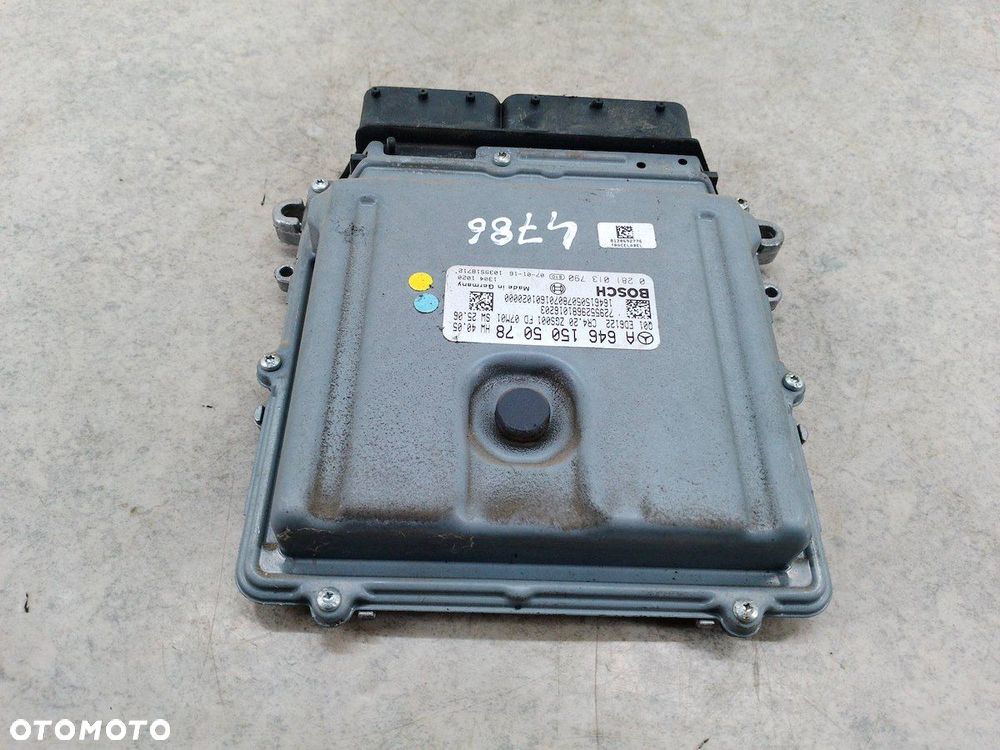 KOMPUTER, STEROWNIK MERCEDES-BENZ VITO W639 A6461505078  0281013790  BOSCH - 5