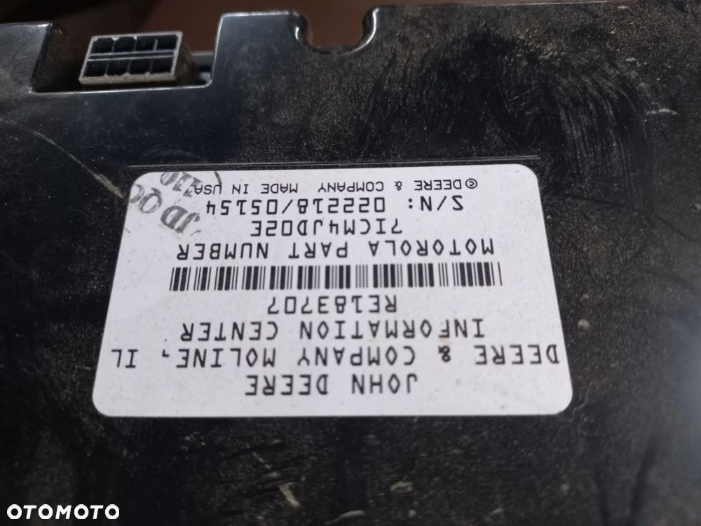 Kabina  SG093 ,JOHN DEERE 7720 błotniki poszerzenia nadkoli ,kokpit,środek,instalacja,RE183707,MONITOR POJAZDU,elektryczna,tapicerka,7200,7820,7830,7930,6215,7530, - 15