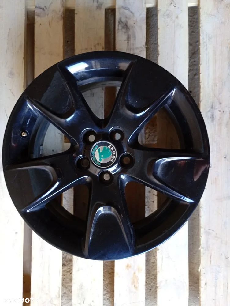 felga aluminiowa r15 6.5jx16h2 et43 5x100 skoda fabia ii 5j0601025d - 5