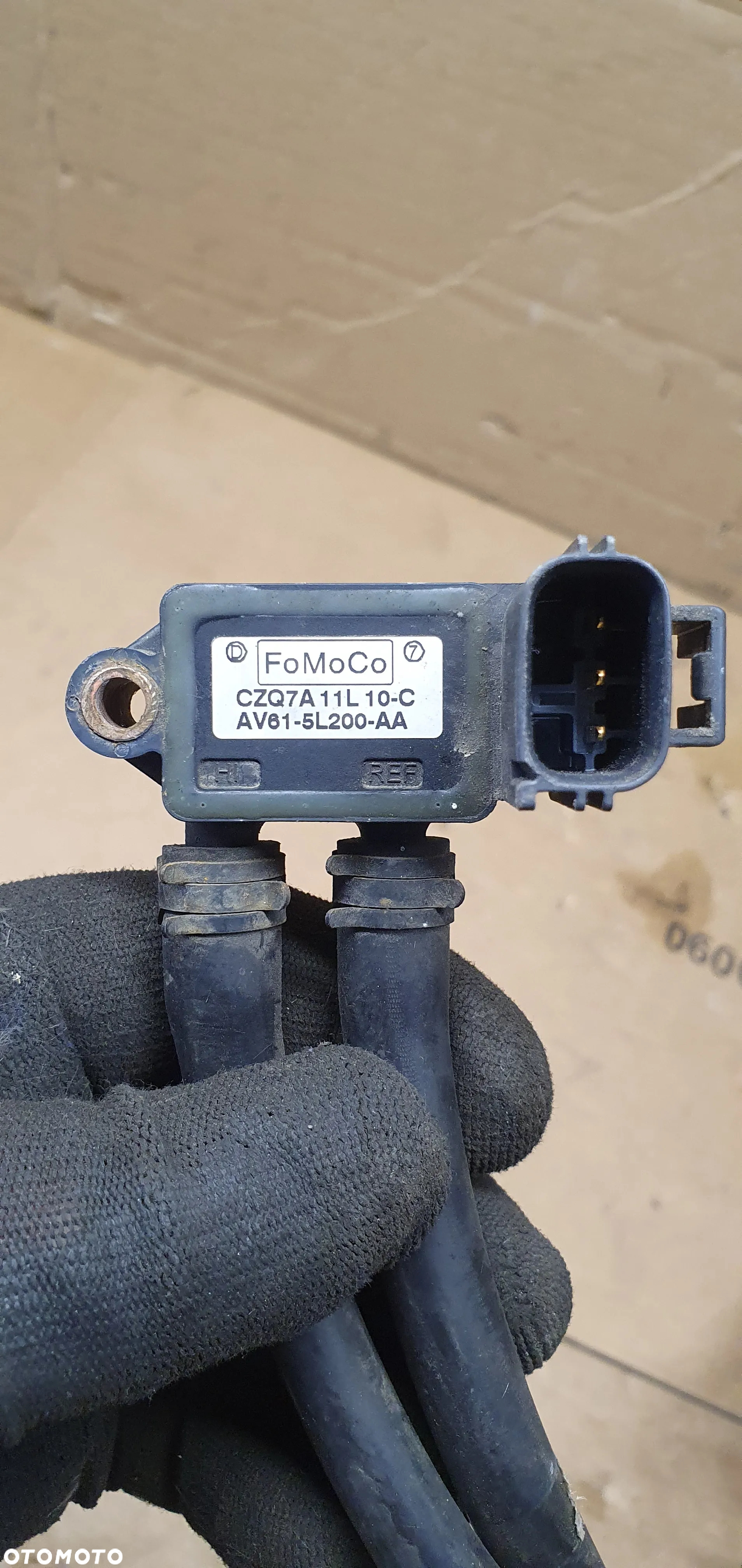 Czujnik ciśnienia spalin DPF Ford Focus MK3 1.6 TDCI AV61-5L200-AA - 5