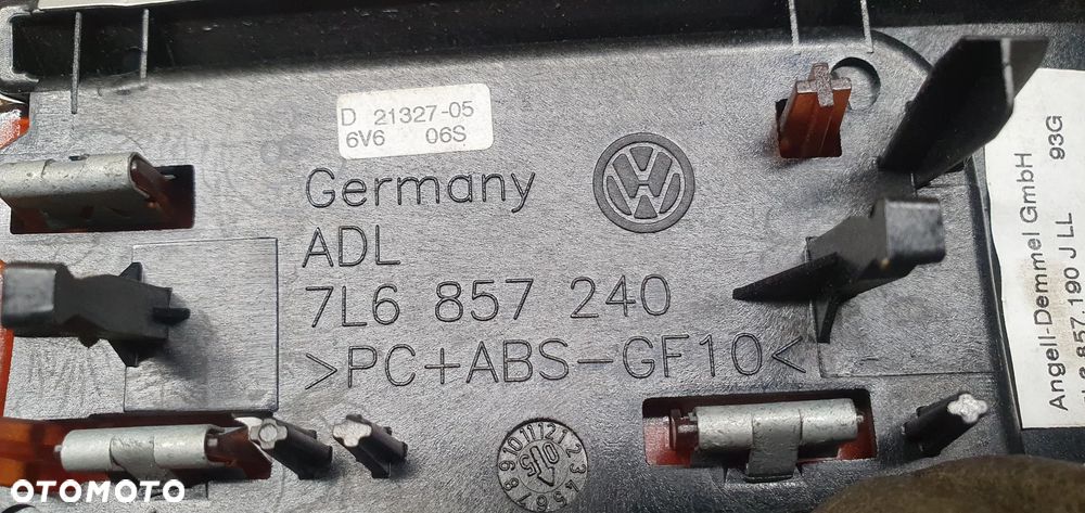 Listwa osłona dekor konsoli VW Touareg 7L6857240 7L6857190J - 4