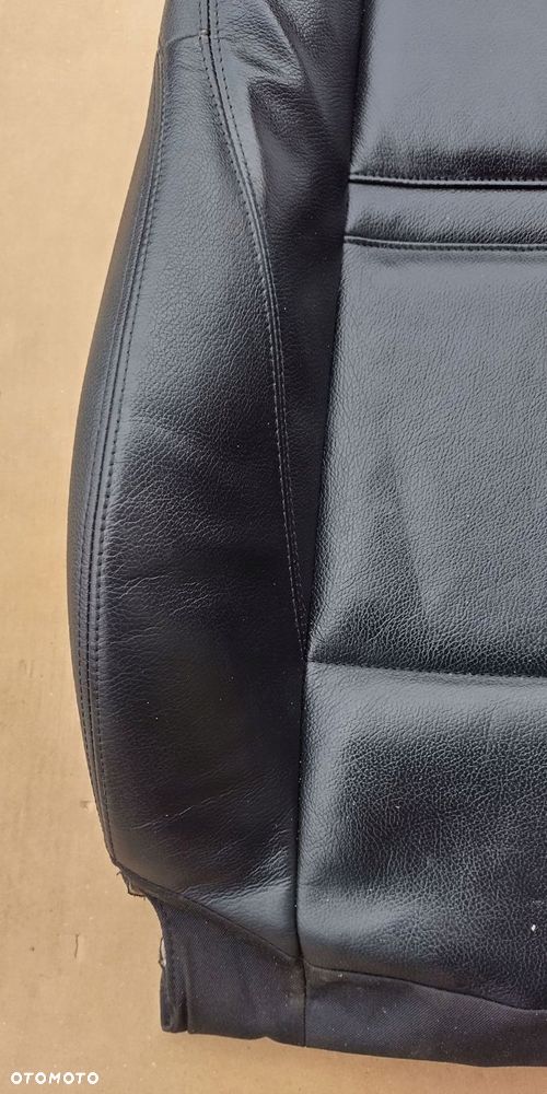 bmw x5 e70 lift 10-13 oparcie fotela lewy przód czarna podgrzewana skóra - 4