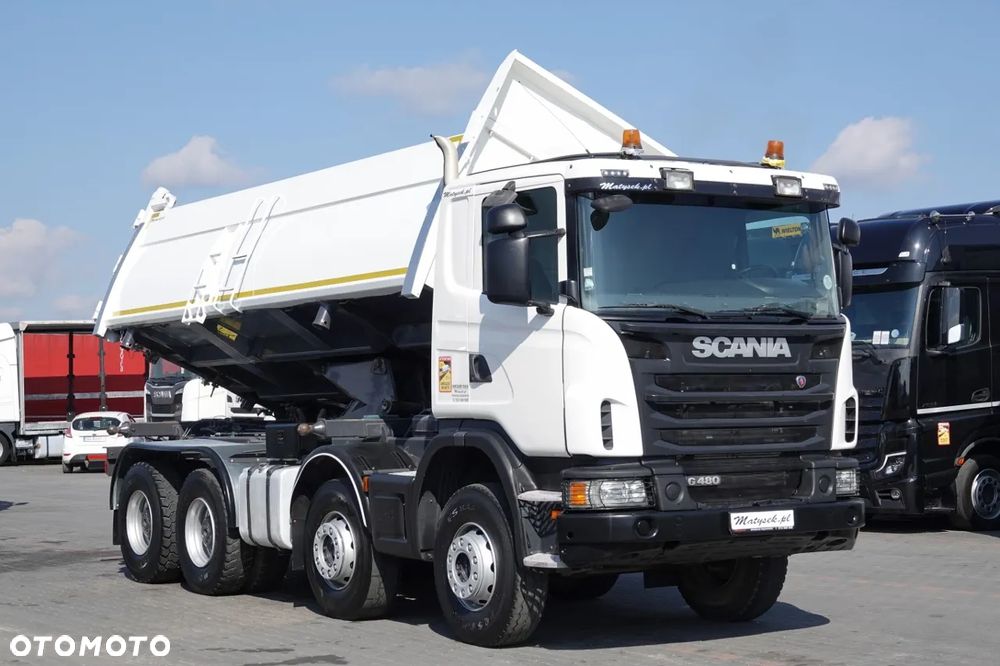 Scania G 480 / 8x4 / WYWROTKA / HYDROBURTA / BORDMATIC / MANUAL - 10