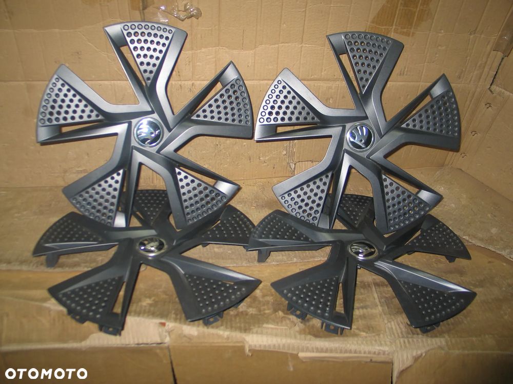 Kołpaki kolpak kapsel skoda fabia 4 IV 21r- 6VA601169 oryginal 4szt. - 2