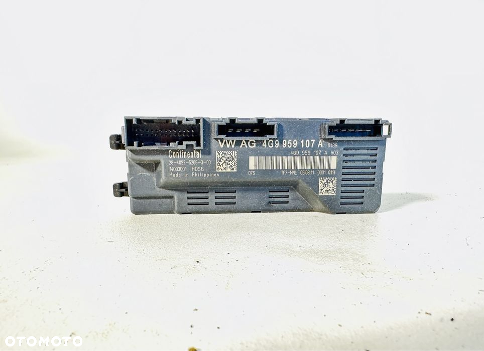 Audi A6 C7 A7 A8 D4 zamek dociąg sterownik moduł wiązka tylnej klapy - 3