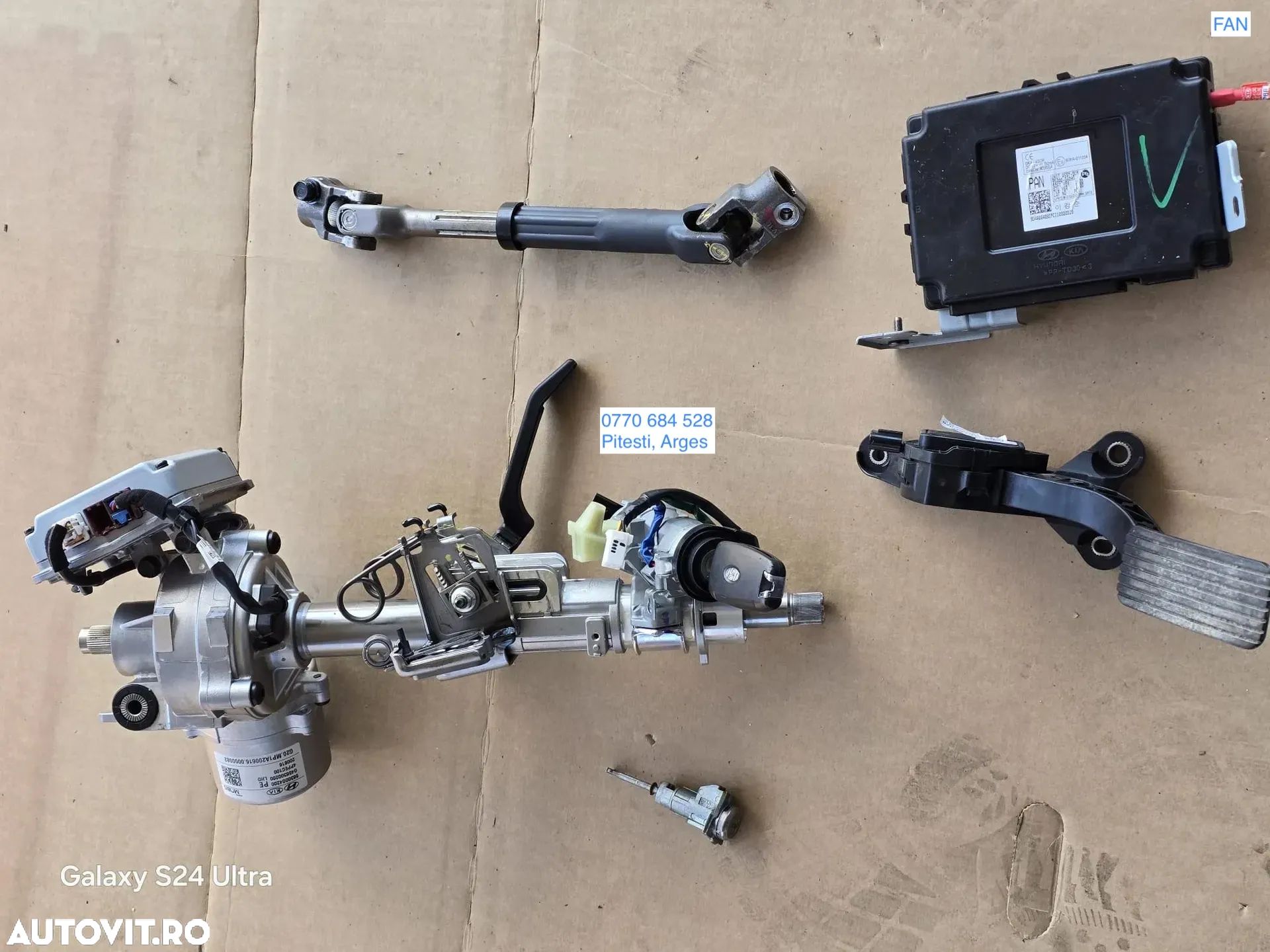 Hyundai i30 PD PDE gen 3 2018-2024 Coloana directie volan Pedala acceleratie Modul unitate antena BCM Ax volan - 1