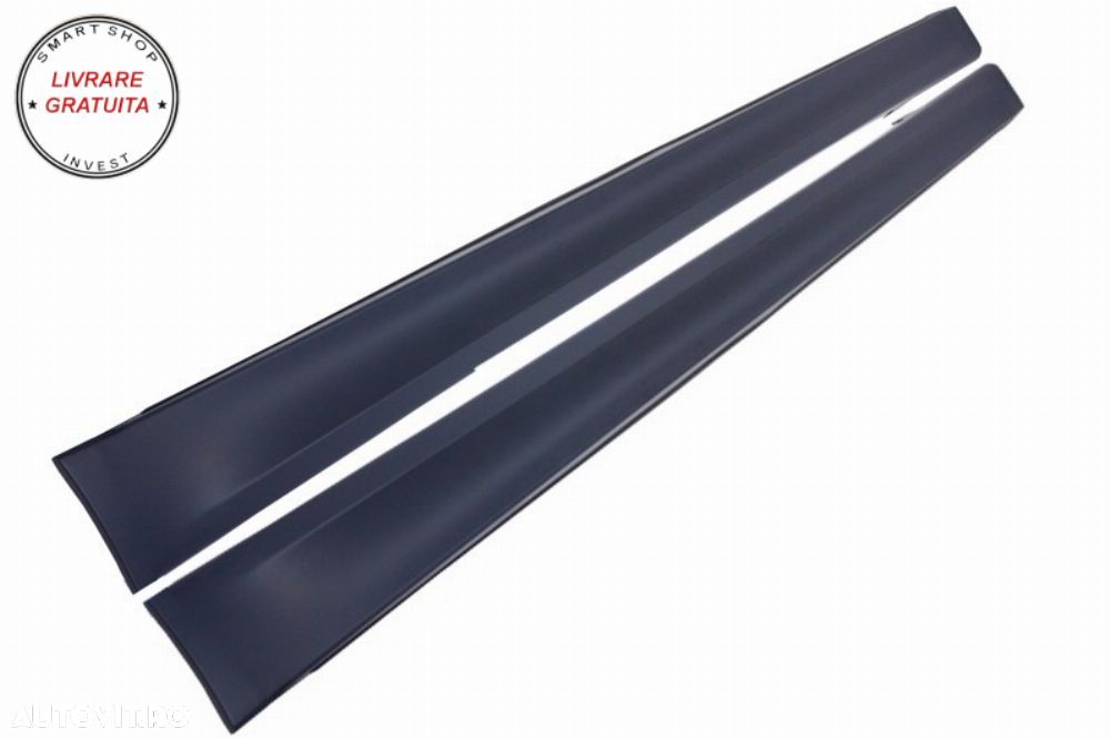 Praguri Laterale cu Extensii Add-on Lip BMW Seria 3 F30 F31 (2011-2018) M3 Design- livrare gratuita - 3
