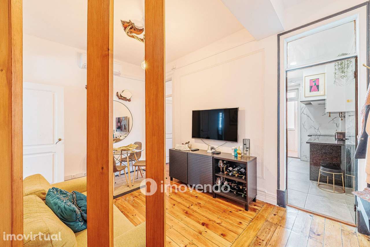Apartamento T2 mobilado e com cozinha equipada, na Penha de França - Grande imagem: 4/40