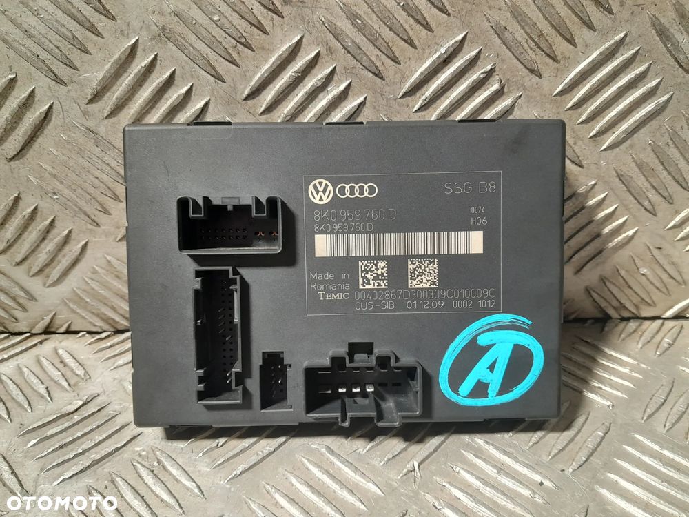 AUDI A5 A4 MODUŁ PAMIENCI FOTELA 8K0959760D - 1