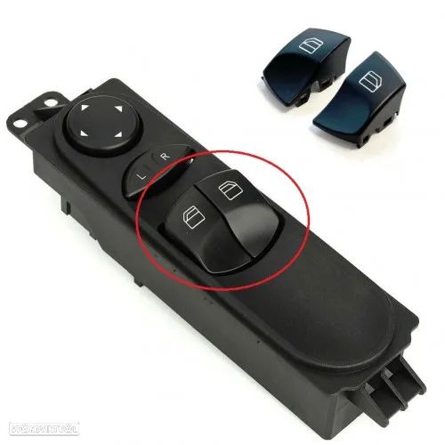 Par de teclas / Botões do comando dos vidros Mercedes Sprinter 906 - 1