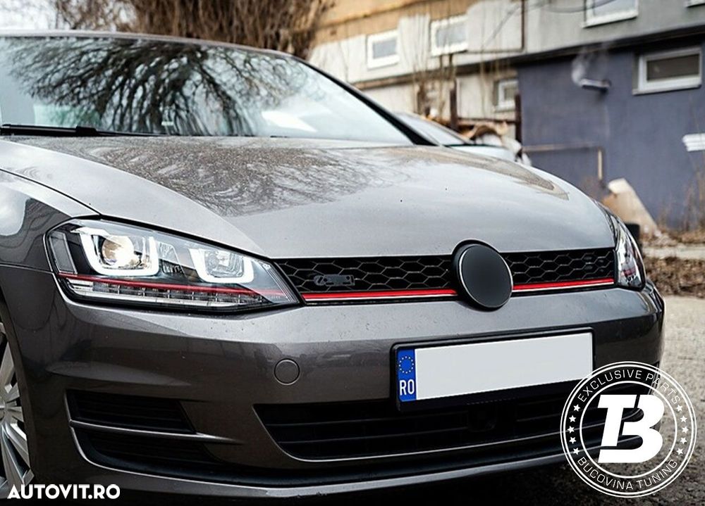 Faruri 3D LED compatibile cu VW Golf 7 VII GTI Design - 14