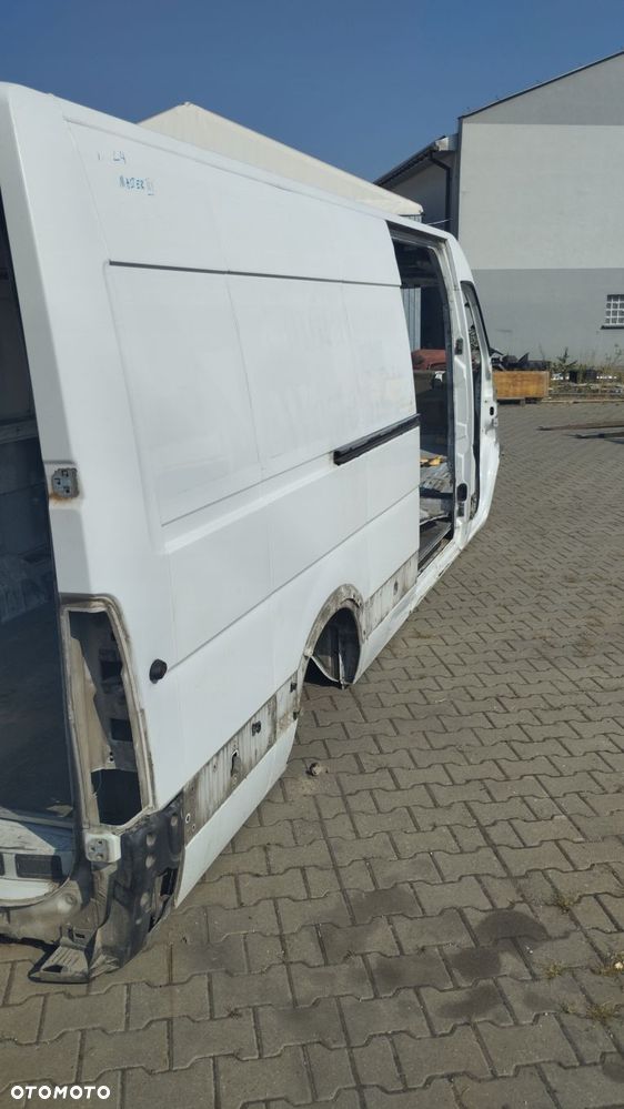 BOK PRAWY BŁOTNIK Tylny tył Renault Master III IV BIAŁY L4h2 BLIZNIAK - 2
