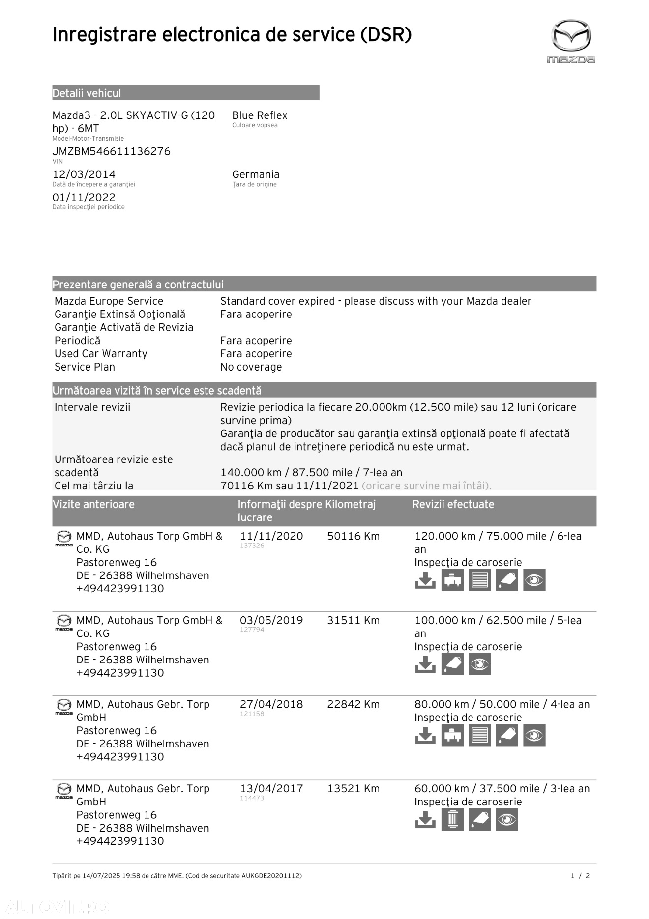 Mazda 3 SKYACTIV-G 120 Exclusive-Line - 27