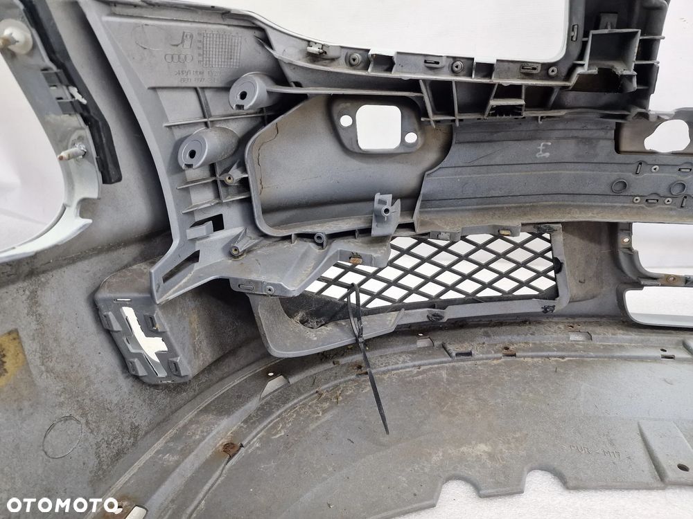 AUDI A4 / S4 / RS4 S-LINE DTM 04- ORYGINALNY ŁADNY ZDERZAK PRZEDNI PRZÓD + ŚLIZGI + KRATKA BOCZNA LEWA , NR 8E0807437ALK , NR AUKCJI NZ1018 - 24