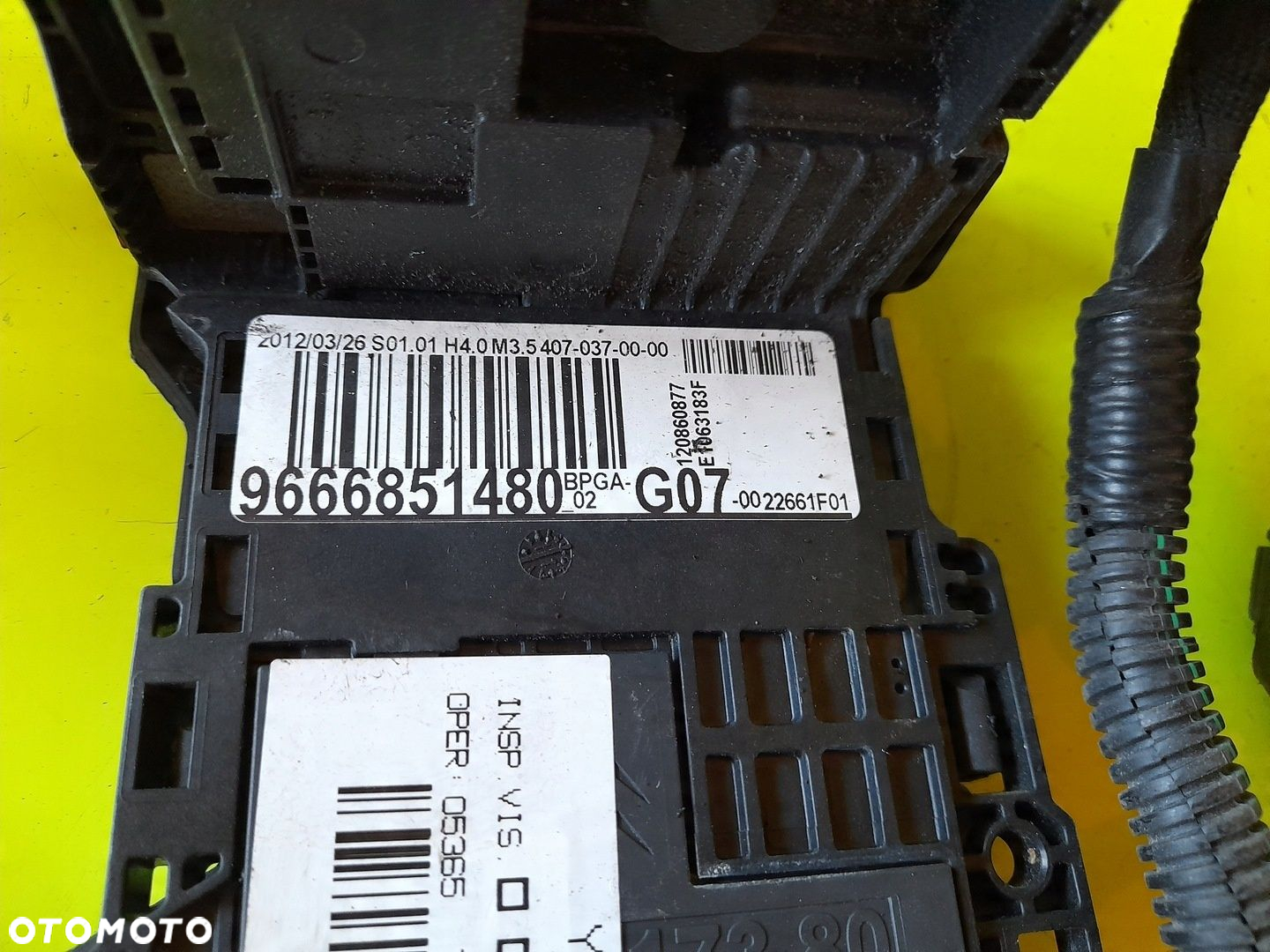 MODUŁ NAPIĘCIA AKUMULATORA 9666851480 PEUGEOT 508 I 12R - 3