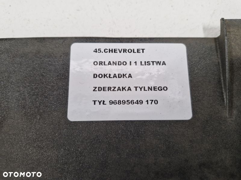 chevrolet orlando i 1 listwa dokładka zderzaka tylnego tył 96895649 - 11