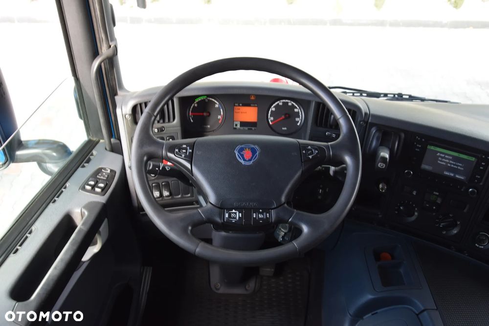 Scania P250 / EURO 6 / SKRZYNIA 7.8 M / WINDA DHOLLANDIA / PODUSZKI NA TYLNEJ OSI / RETARDER / KLIMA / TEMPOMAT / SERWISOWANY / SPROWADZONY - 27