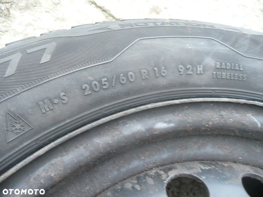 16” - UNIROYAL - 205/60 , r16 cali - ZIMOWE Opony MS PLUS 77- stan BDB - GWARANCJA + Możliwość MONTAŻU !! - 8
