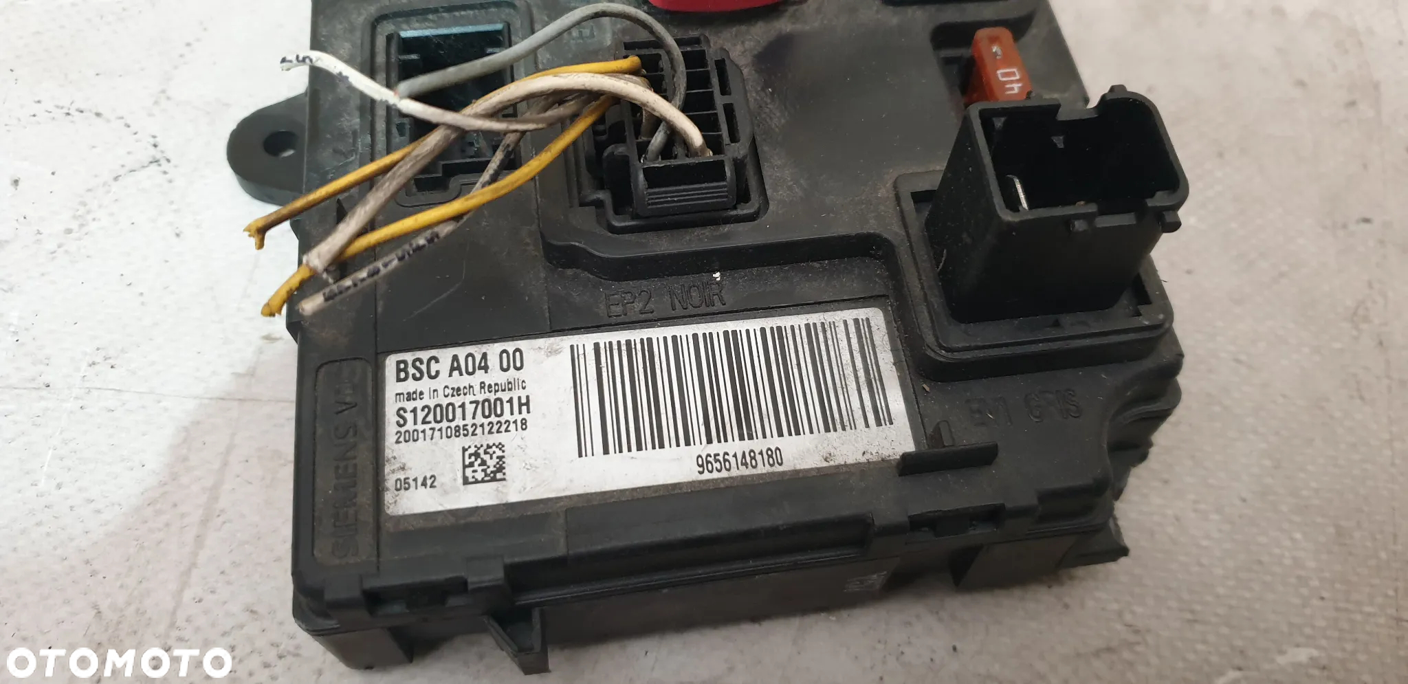 Peugeot 407 2.0 HDI Moduł Komfortu Sterownik BSC 9656148180 S120017001H - 5