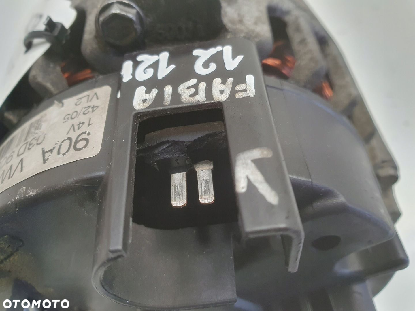 Skoda Fabia I VW Polo IV 1.2 12V ALTERNATOR valeo 03D903025J - 9