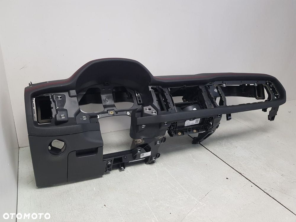 ORYGINALNA KONSOLA DESKA ROZDZIELCZA KOKPIT SKODA KODIAQ LIFT CZERWONA NITKA 566857007H - 3