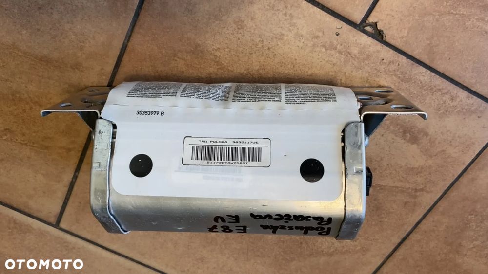 PODUSZKA PASAŻERA AIRBAG BMW E87 9113224 EUROPA - 2