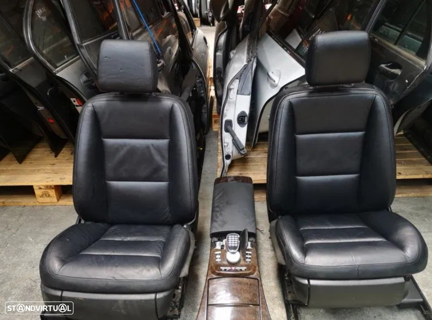 Bancos frente  interior consola central Mercedes class S W221 2006-2013 - 4