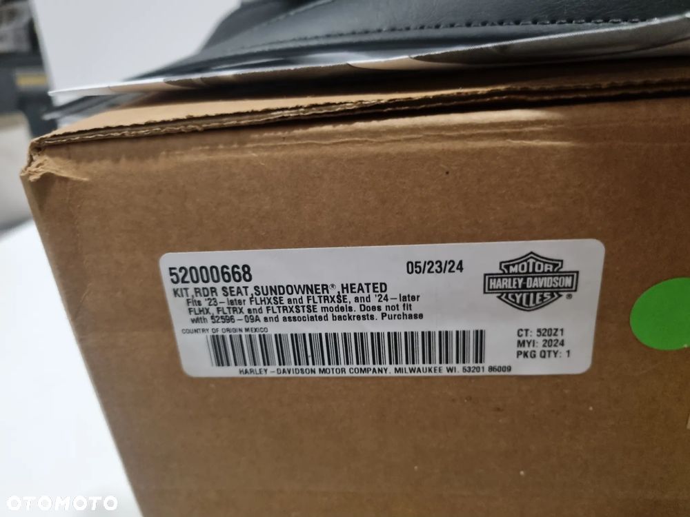 Fotel Siedzenie Kanapa Harley Davidson Touring Street Glide Road Glide CVO Podgrzewane 52000668 - 7