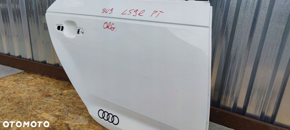 DRZWI PRAWY TYŁ AUDI A4 B9 LS9R AVANT / KOMBI ORG - 12
