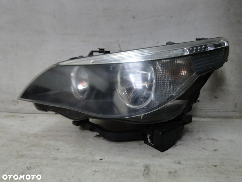 BMW 5 E60 E61 LAMPA LEWA PRZÓD PRZEDNIA KOMPLETNA UK - 4