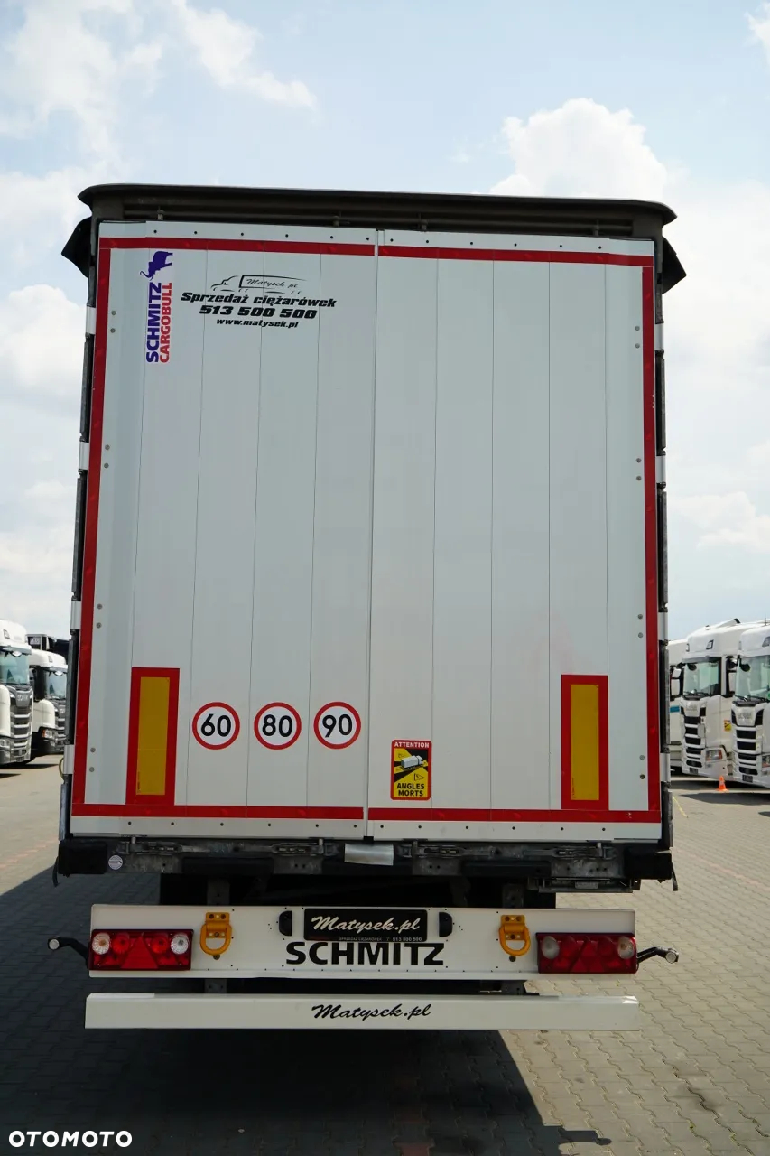 Schmitz Cargobull FIRANKA / STANDARD / OŚ PODNOSZONA / PODNOSZONY DACH / 2022R - 12