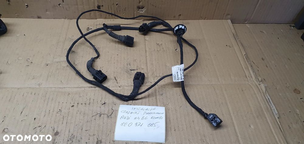 Wiązka instalacja czujników PDC tył tylna Audi A4 B6 Kombi 8E0971085 - 1