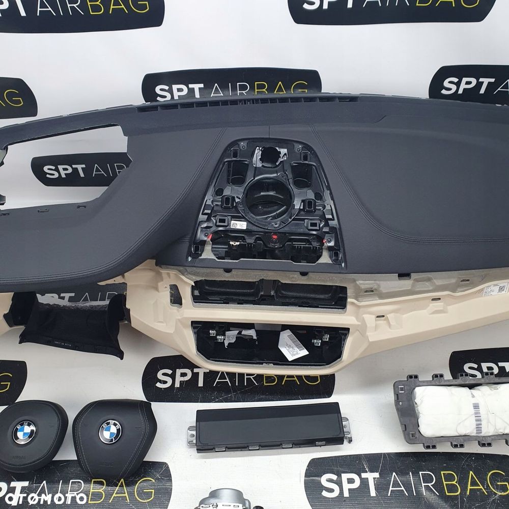 BMW G32 SERIA 6 DESKA ROZDZIELCZA KONSOLA KOKPIT PULPIT PODUSZKI AIRBAG AIR BAG PASY KIT SET - 3
