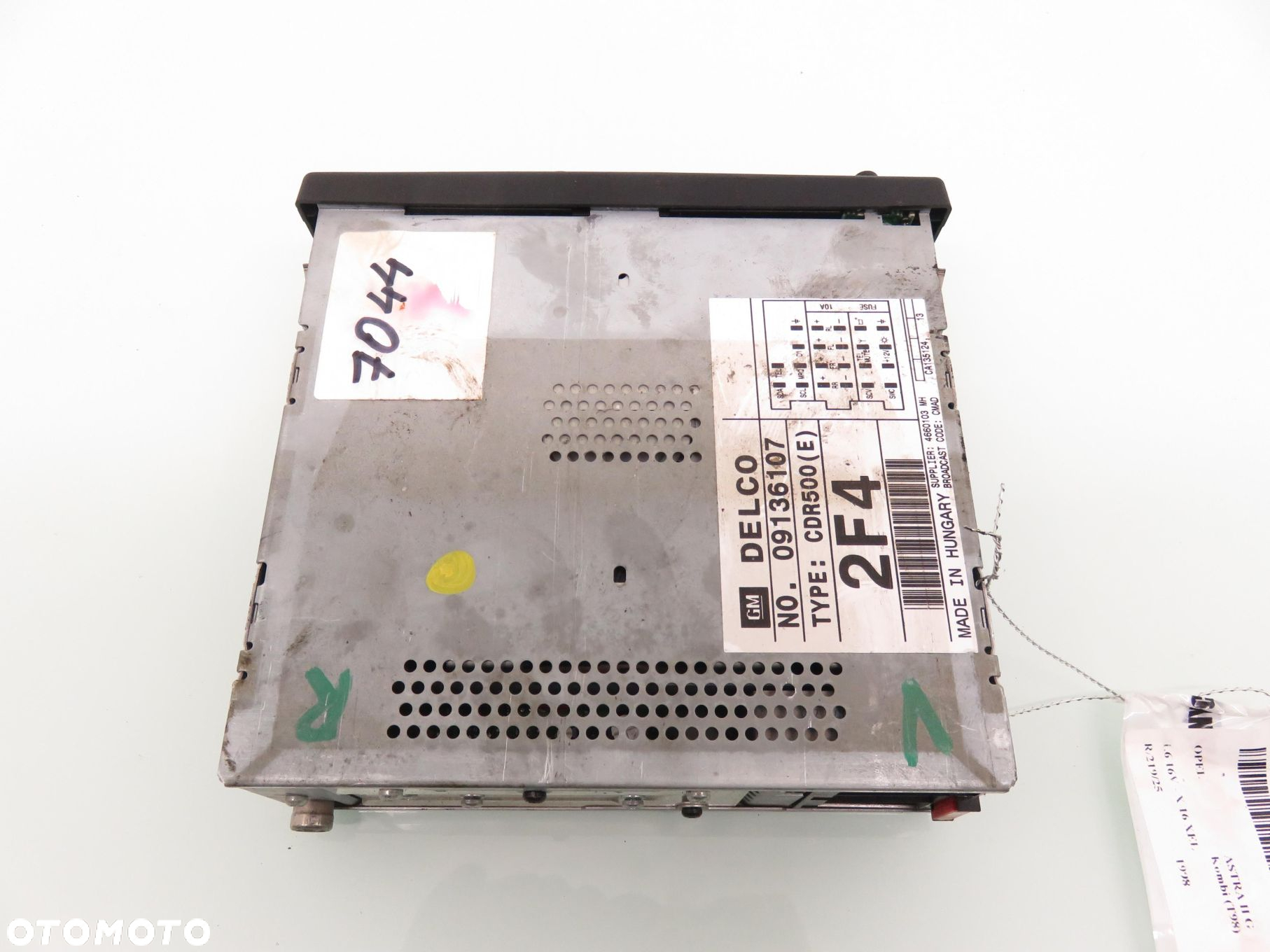 RADIO OPEL ASTRA II G 09136107 CDR500 + KOD - 4