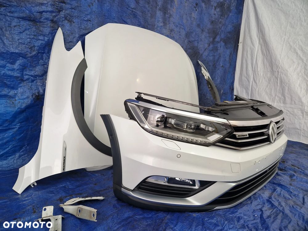 VW Passat B8 ALLTRACK Przód Kompletny L0K1 biała perła full led 6xpdc Kamera Europa - 4