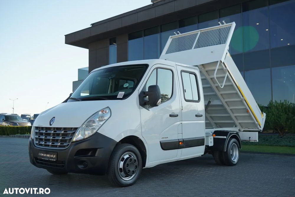 Renault MASTER / DCI 150 / BASCULATOR / CAMION CU TRACȚIE MIXĂ 7 LOCURI / MANUAL / DOUĂ RULOURI - 2